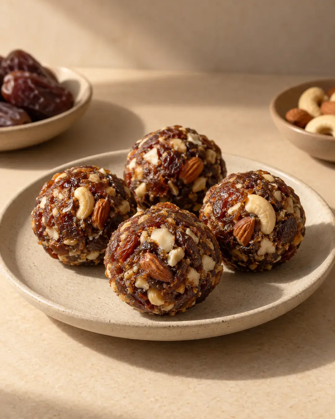 Dark date-and-dry-fruit chuara mewa laddus